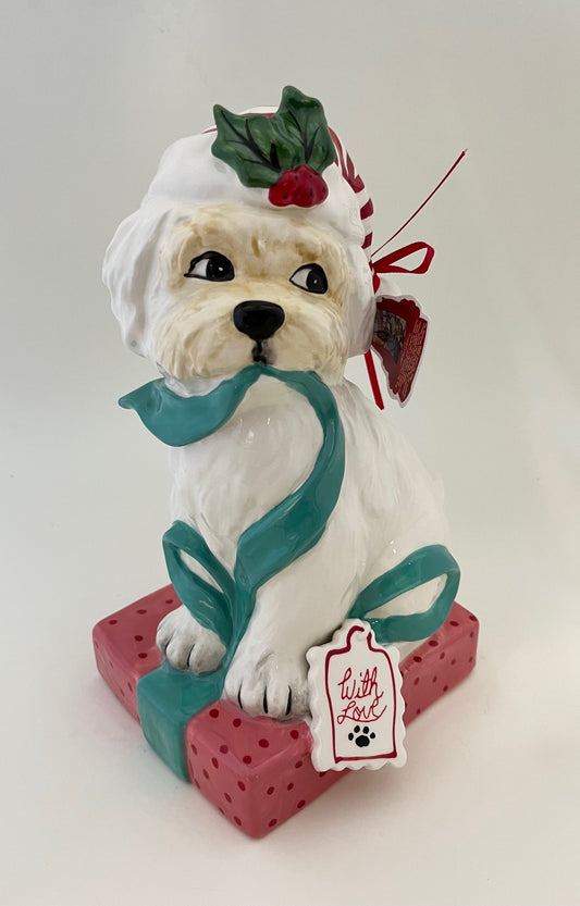 Maltese with Love Figurine