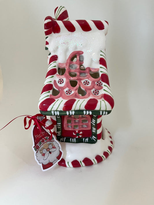 Candy Cane Shoppe Candle House