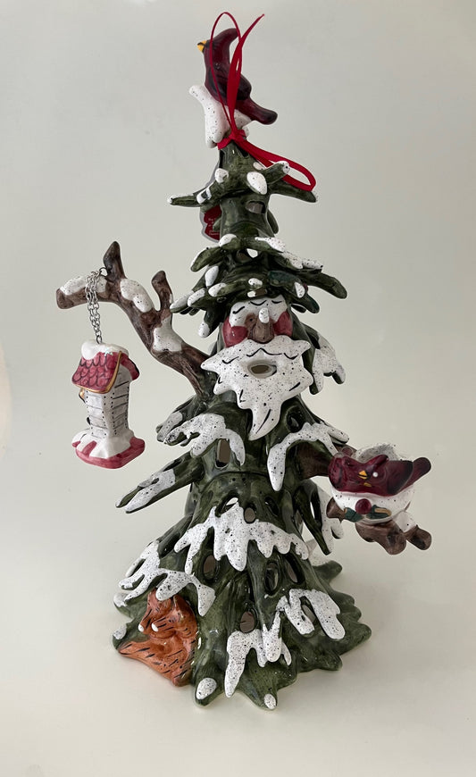 Woodland Comfort Tree Candle House