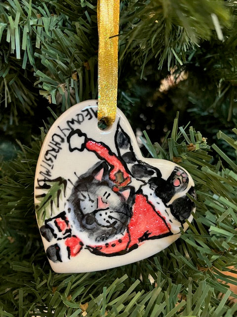 Meowy Christmas Ornament