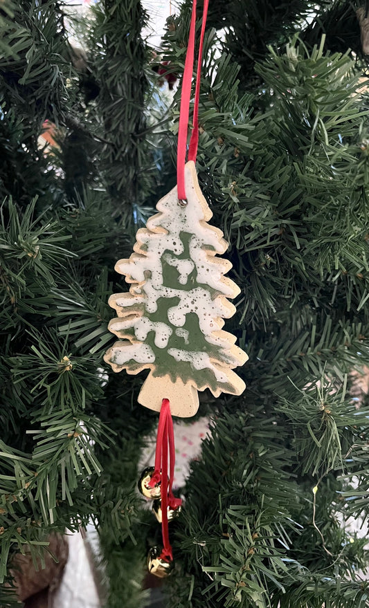 Stoneware Tree Ornament