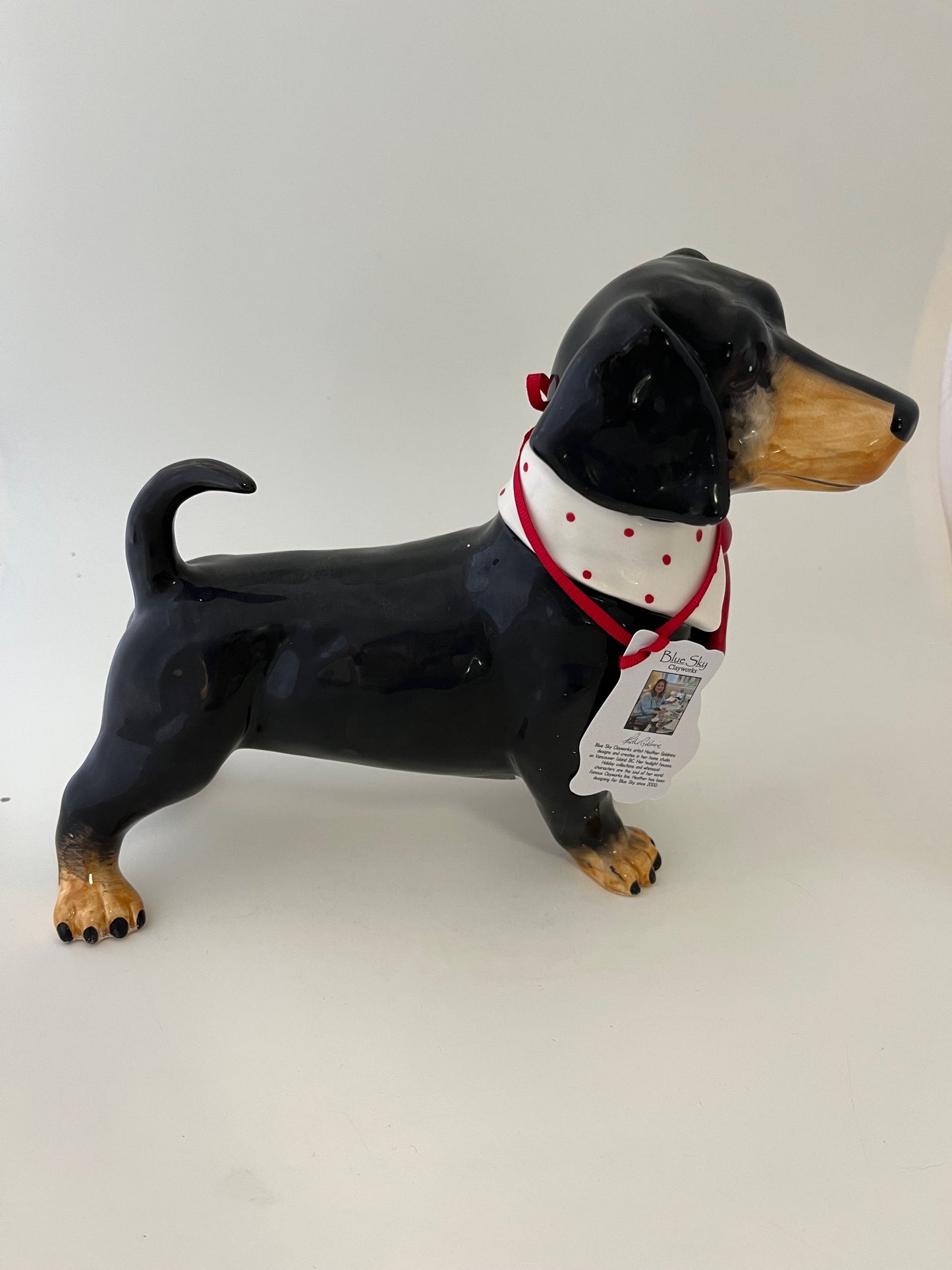 Red Tie Dog Figurine