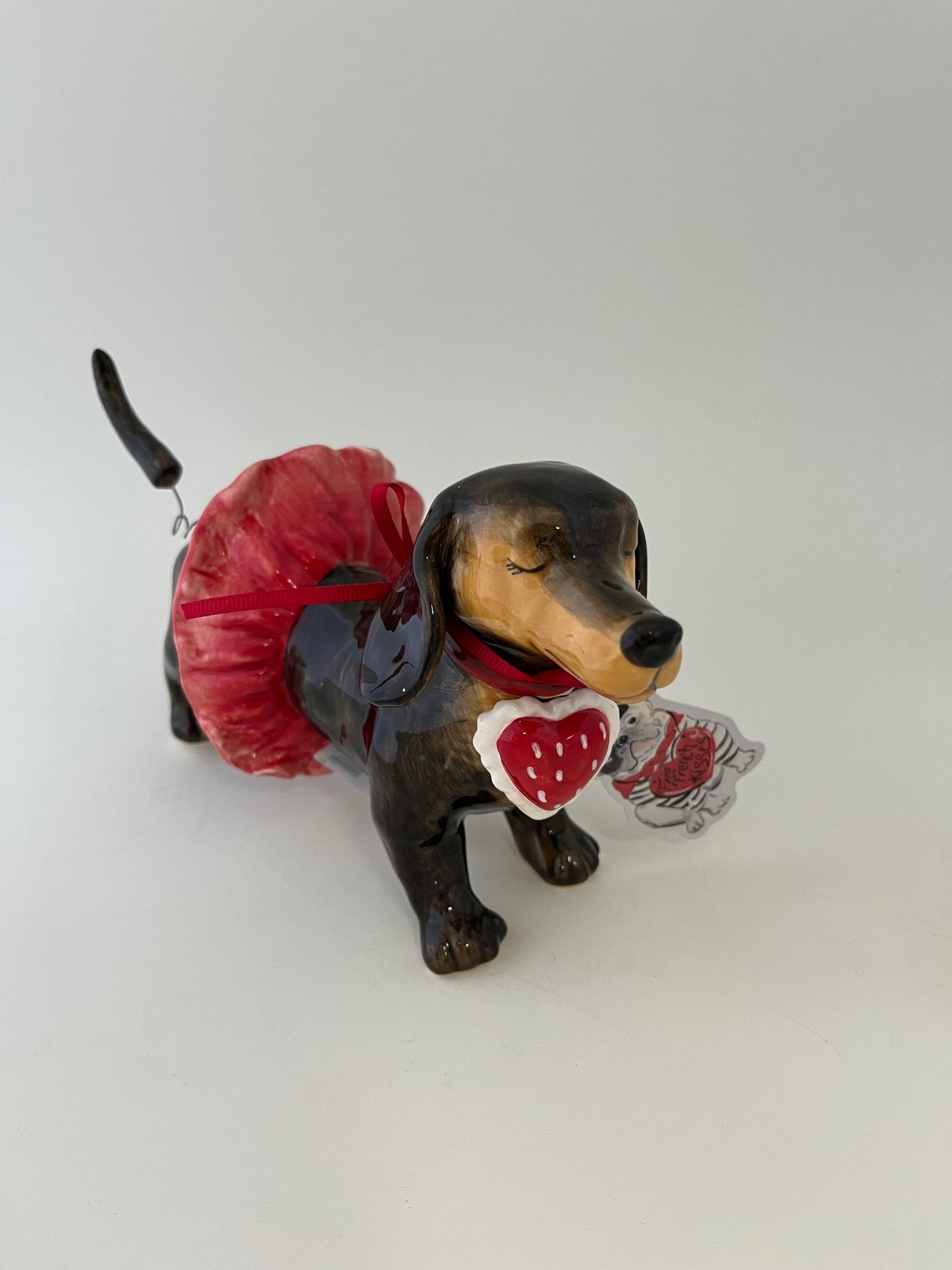 Love Dog Tutu Skirt Figurine