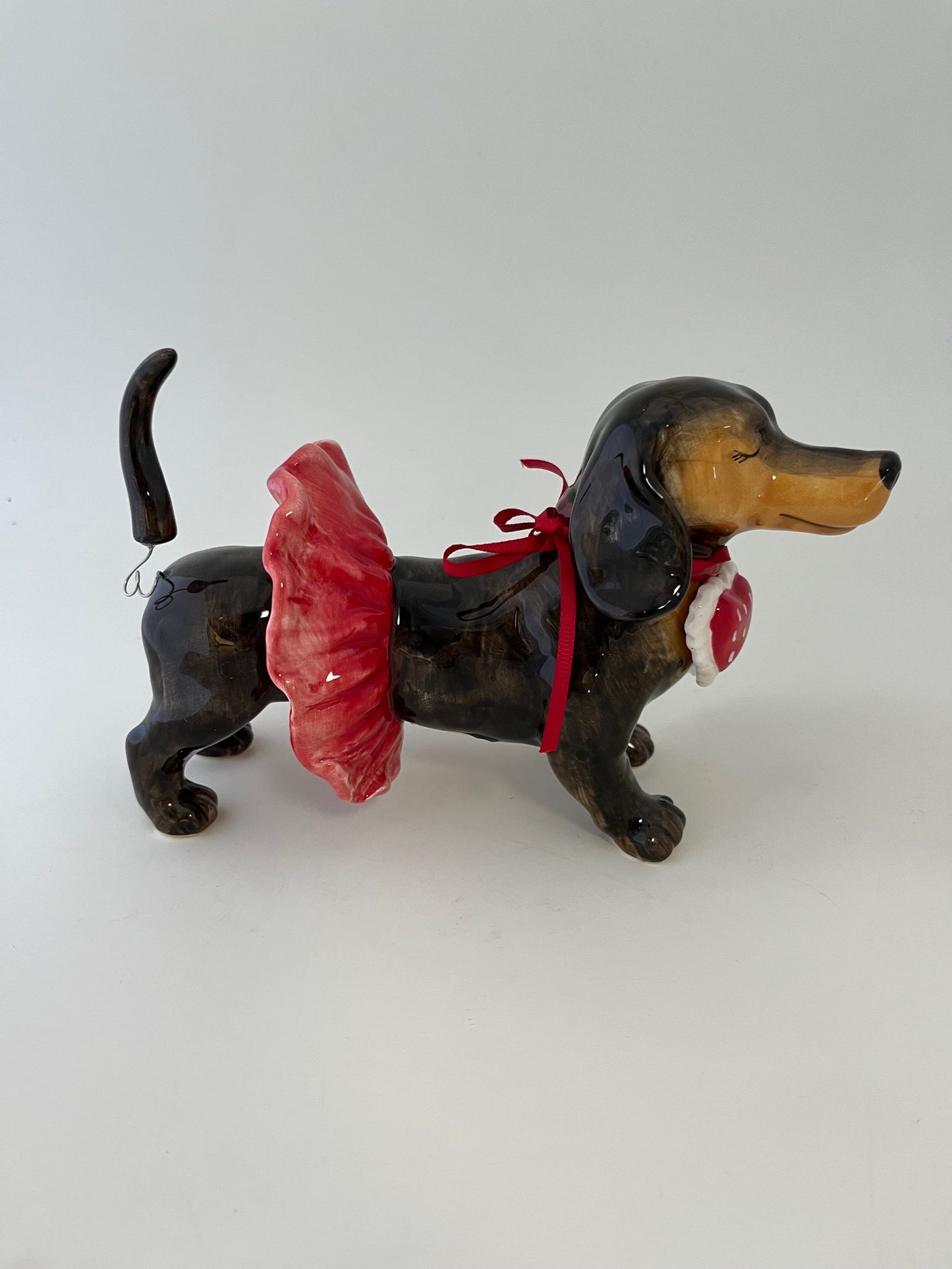 Love Dog Tutu Skirt Figurine