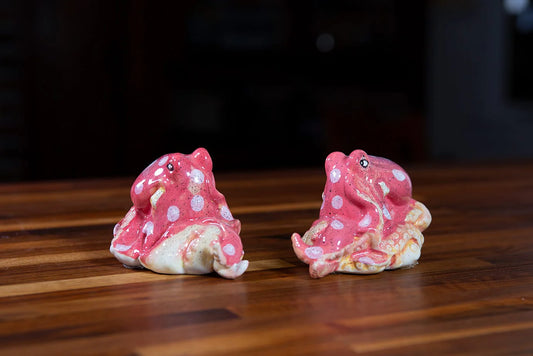 Red Octopus Salt and Pepper Set