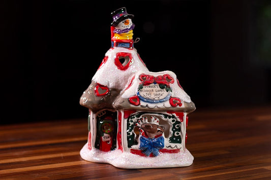 Donner’s Reindeer Games Toy Shop Candle House