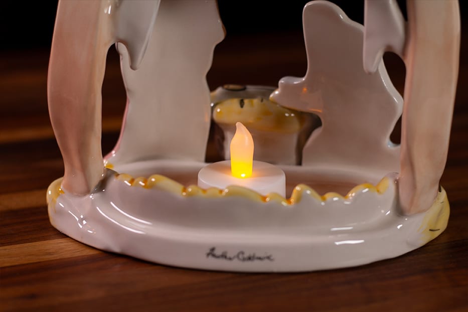 Nativity Joy To The World Tealight Holder