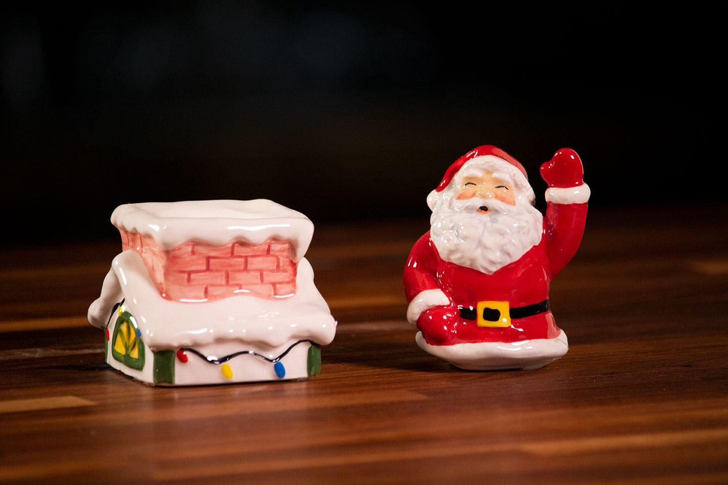 Santa Chimney Roof Top S&P Set