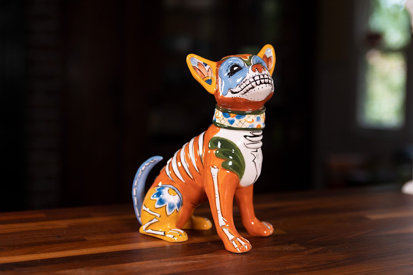 Clayworks Talavara Dog Rodrigo Figurine