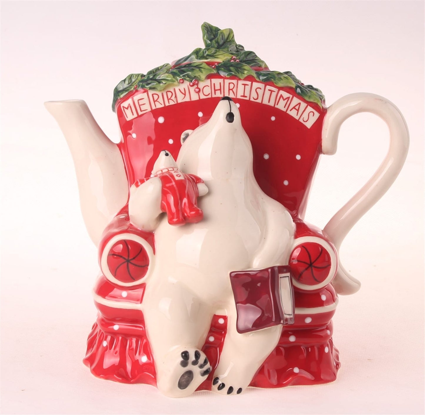 Merry Christmas Bear Teapot